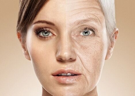 pred a po laserovom omladení pokožky tváre